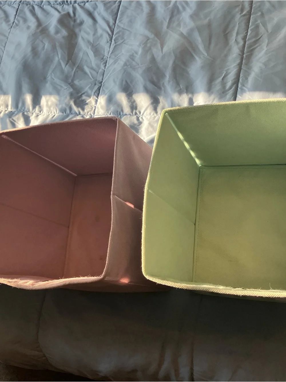 Home Accents Pink Fabric Storage Cube - Collapsible Organizer Set